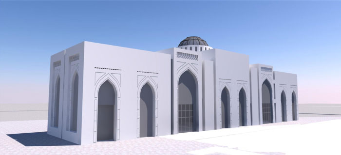ICBC Mosque 3D Render